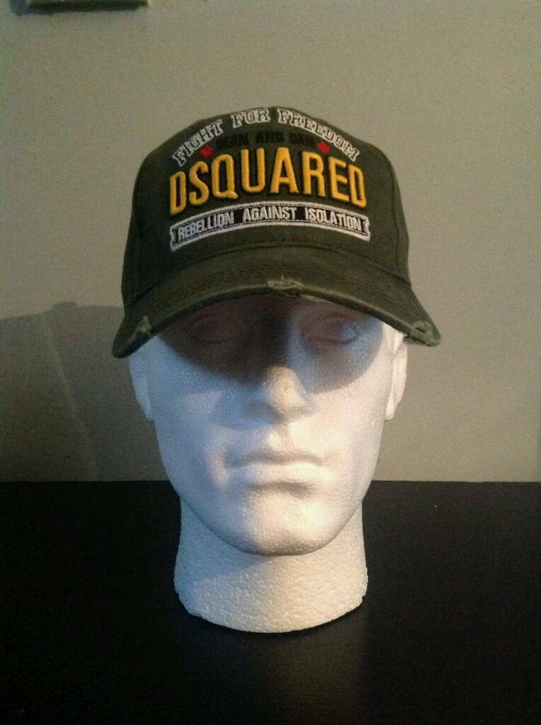 khaki green dsquared cap
